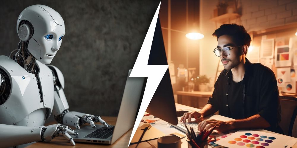 AI-Generated Graphics vs Human Designers – Who Wins?