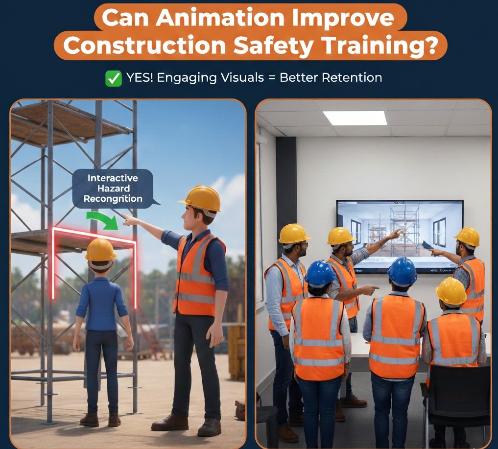 Can Animation Improve Construction Safety Training